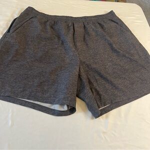 Lululemon Pace Breaker Lined Shorts Gray XXL Athletic Training